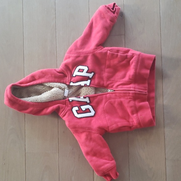 3/$18 - GAP zipper hoodie 18-24 months - Picture 1 of 2